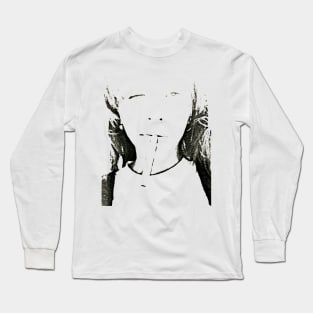 Smoking Girl Long Sleeve T-Shirt